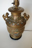Bronze Chinese Cloisonne Table Lamp With Foo Guard Dogs Bronze Chinese Cloisonne Table Lamp With Foo Guard Dogs