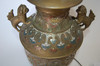 Bronze Chinese Cloisonne Table Lamp With Foo Guard Dogs Bronze Chinese Cloisonne Table Lamp With Foo Guard Dogs