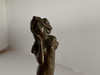 Bronze Female Nymph Art Nouveau Letter Wax Seal Stamp, France 1900