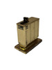 C. 1950 West German Augusta Semi-Auto Lift Brass Table Lighter C. 1950 West German Augusta Semi-Auto Lift Brass Table Lighter