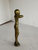 Circa 1900 Art Nouveau Figurative Nude Wax Seal Stamp Sculpture