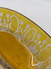 Circa 1900 Bohemian Amber-Flashed Glass Flared Form Bowl