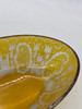 Circa 1900 Bohemian Amber-Flashed Glass Flared Form Bowl