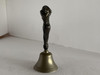 Circa 1900 Sterling Silver Figural Female Desktop Bell