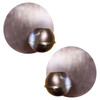 Machine Age Copper and Brass Wall Planter Set by Chase Brass - Set of 2 Machine Age Copper and Brass Wall Planter Set by Chase Brass - Set of 2