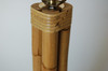 Restored Vintage Four Strand Rattan Table Lamp With Fancy Wrapping and Brass Base Restored Vintage Four Strand Rattan Table Lamp With Fancy Wrapping and Brass Base