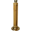 Restored Vintage Four Strand Rattan Table Lamp With Fancy Wrapping and Brass Base Restored Vintage Four Strand Rattan Table Lamp With Fancy Wrapping and Brass Base