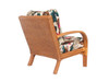 Loop Arm Rattan "Regata" Lounge Chair w/ Woven Wicker Back Loop Arm Rattan "Regata" Lounge Chair w/ Woven Wicker Back
