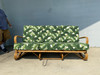 Restored Vintage "Hairpin" Leg Rattan 2-Strand 3-Seater Sofa With Bent Pole Arms Restored Vintage "Hairpin" Leg Rattan 2-Strand 3-Seater Sofa With Bent Pole Arms