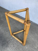 1950s Mid-Century Modern Rattan Single-Strand Triforce Plant Stand
