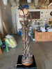 1910s Large Art Nouveau Bronze Alloy Female Nymph Sculpture Lamp by Julien Causs?