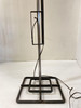 1920s Late Mission Wrought Iron Adjustable Floor Lamp With Shade