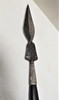 1950s Makonde Tanzanian Carved Warrior Female Spear