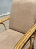 1950s Restored Rattan 3-Strand Lounge Chair by Heywood Wakefield