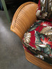 1990s "Hawaii" Rattan Fan Arm Two-Seat Sectional Settee Sofa 1990s "Hawaii" Rattan Fan Arm Two-Seat Sectional Settee Sofa