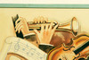 Carlo of Hollywood "Jazz Band" Watercolor Painting