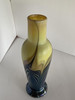 Iridescent 7 Color Art Glass Vase by Lundberg Studio