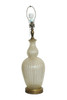 Large Handblown Murano Glass Table Lamp in Barovier Style