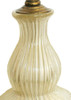Large Handblown Murano Glass Table Lamp in Barovier Style