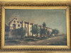 Late 19th Century Pasadena San Gabriel Mission Victorian Oil Painting on Canvas by Ellen B. Farr