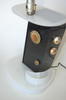 Mid Century Lucite Radio Table Lamp by Moss Lighting