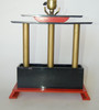 Mid Century Modernist Torii Arch Mixed Media Table Lamp