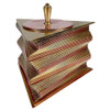Otar Stacked Brass and Copper Box, - a Pair Otar Stacked Brass and Copper Box, - a Pair