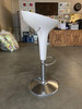 Philippe Starck Style White Modernist Stool and Table Set