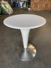 Philippe Starck Style White Modernist Stool and Table Set
