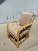 Restored "1949er" Rattan Sofa & Lounge Chairs Livingroom Set by Heywood Wakefield