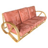 Restored 3/4 3-Strand Round Pretzel Rattan Lounge Chair & Sofa Livingroom Set Restored 3/4 3-Strand Round Pretzel Rattan Lounge Chair & Sofa Livingroom Set
