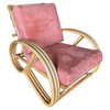 Restored 3/4 3-Strand Round Pretzel Rattan Lounge Chair & Sofa Livingroom Set Restored 3/4 3-Strand Round Pretzel Rattan Lounge Chair & Sofa Livingroom Set