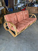 Restored 3/4 3-Strand Round Pretzel Rattan Lounge Chair & Sofa Livingroom Set Restored 3/4 3-Strand Round Pretzel Rattan Lounge Chair & Sofa Livingroom Set