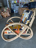 Restored Full Round Pretzel Lounge Chair With Arched Base