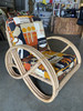 Restored Full Round Pretzel Lounge Chair With Arched Base