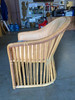 Restored Gabriella Crespi Style Pencil Reed Rattan Armchairs- Set of 4