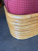 Restored Mid Century Strand Stacked Rattan Ottoman Stool Restored Mid Century Strand Stacked Rattan Ottoman Stool