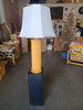 Restored Mid-Century Fourteen-Strand Stick Reed Rattan Table Lamp W/ Fancy Wrapping Restored Mid-Century Fourteen-Strand Stick Reed Rattan Table Lamp W/ Fancy Wrapping