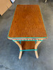 Restored Presidential Stick Reed Rattan TV Stand/Console Table w/ Mahogany Top Restored Presidential Stick Reed Rattan TV Stand/Console Table w/ Mahogany Top