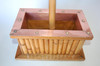Restored Rattan & Copper Planter Table Lamp Restored Rattan & Copper Planter Table Lamp