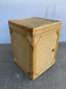 Restored Stick Reed Rattan& Wicker Front Hinged Drink Box Cabinet Restored Stick Reed Rattan& Wicker Front Hinged Drink Box Cabinet