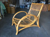 Restored Two-Strand Slope Seat Rattan Chaise Lounge Restored Two-Strand Slope Seat Rattan Chaise Lounge
