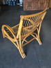 Restored Two-Strand Slope Seat Rattan Chaise Lounge Restored Two-Strand Slope Seat Rattan Chaise Lounge