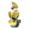 Vintage California Pottery Ceramic Tropical Cockatoo Bud Vase Statue