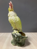 Vintage Ceramic California Pottery Tropical Cockatoo Planter