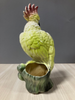 Vintage Ceramic California Pottery Tropical Cockatoo Planter