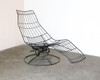 Vintage Mid Century Wire Banana "Siesta" Lounge Chairs by Homecrest - A Pair