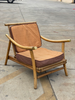 1950s Restored Rattan Sofa & Chair Livingroom Set by John Wisner for Ficks Reed- 3 Pieces