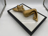 1990s Abstract Nude Bronze Female Sculpture on White Marble Base