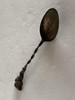 Art Nouveau Female Portrait Sterling Silver Demitasse Spoon